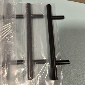 10 euro bar cabinet handles, modern flat/matte black